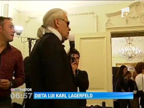 Karl Lagerfeld are reţeta ideală pentru slăbit
