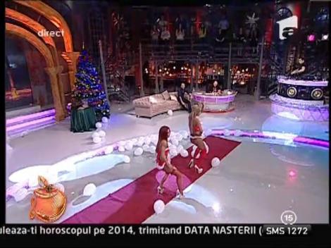 Toți bărbații și le-ar dori sub brad! Loredana Chivu și Ana Maria Mocanu sunt cele mai focoase Crăciunițe