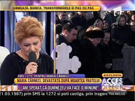 Maria Cârneci este urmărită de tragedii! Confesiuni pline de durere, în EXCLUSIVITATE, doar la Acces Direct!