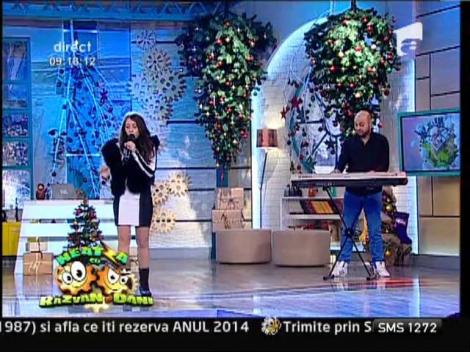 Colindele răsună la ”Neatza”: Nicole Cherry a cântat "Have Yourself a Merry Little Christmas"