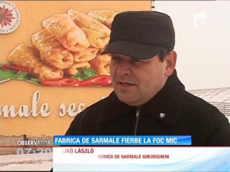 Fabrica de sarmale din Harghita lucrează la foc automat