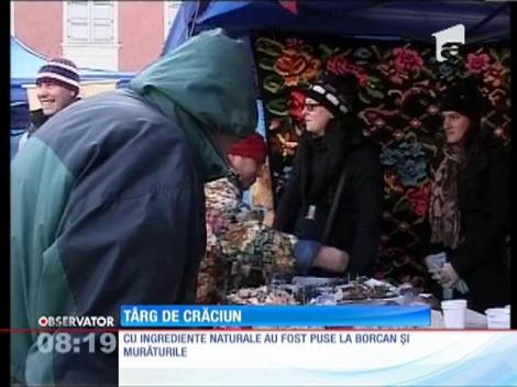 Târgul din Braşov, plin cu produse tradiţionale