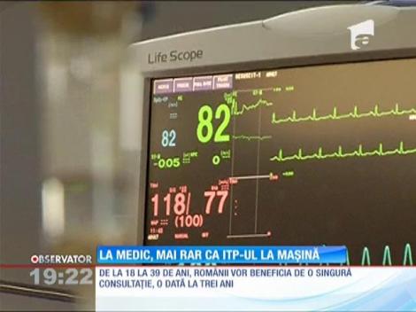 Conform noului pachet de servicii medicale, românii vor avea dreptul să meargă la doctor o dată la 3 ani!