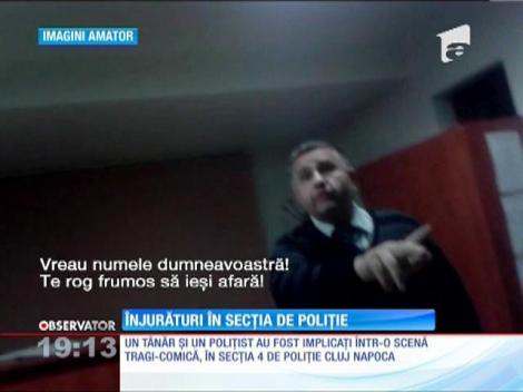Scandal ca la uşa cortului într-o secţie de poliţie din Cluj Napoca