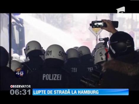 Proteste violente la Hamburg