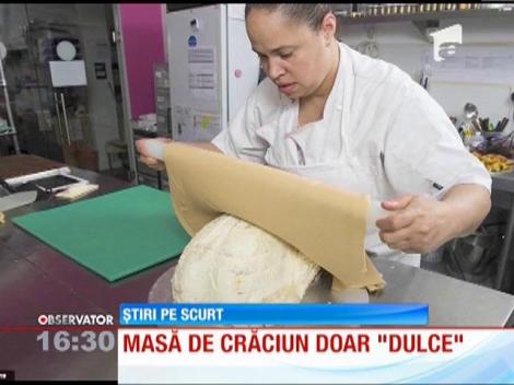 Prânz festiv cu legume coapte, curcan la cuptor şi murături, dar toate dulci!