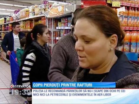 Copii pierduţi printre rafturi