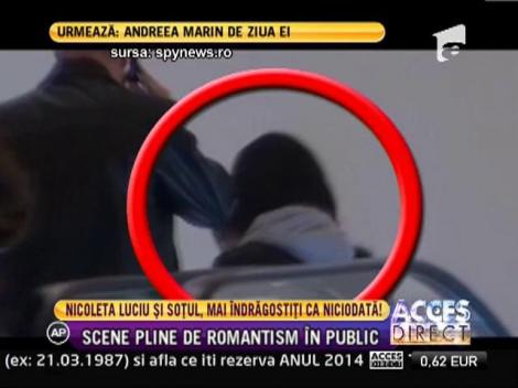 Nicoleta Luciu și Zsolt Csergo, scene pline de romantism în plublic