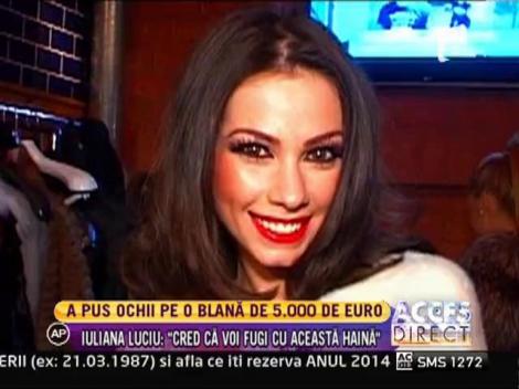 Iuliana Luciu a pus ochii pe o blană de 5.000 de euro
