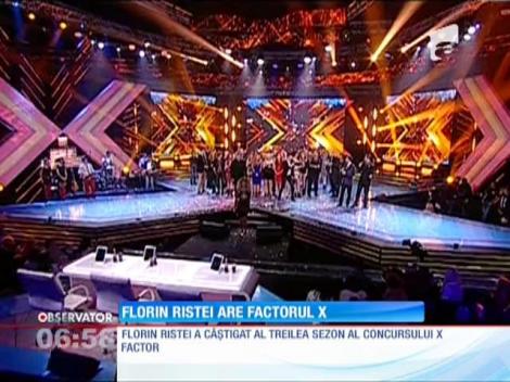 Florin Ristei a câştigat al treilea sezon X Factor