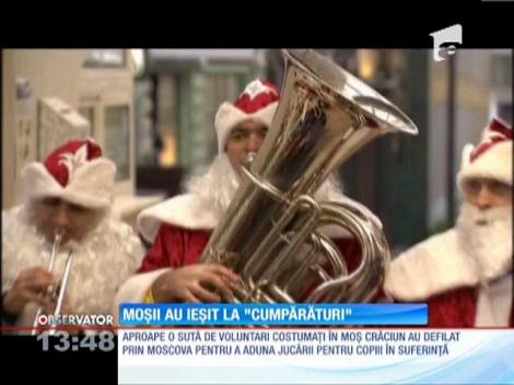 100 de Moşi Crăciun au sărit în ajutorul copiilor suferinzi