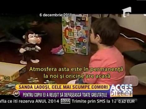 Sanda Ladoși ar muta și munții din loc pentru copiii ei