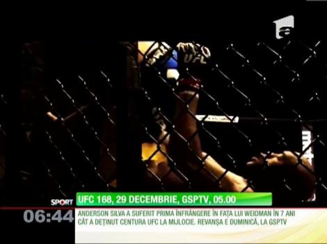 UFC 168, 29 decembrie la GSPTV