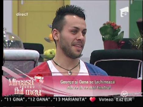 George o tachinează pe Oana