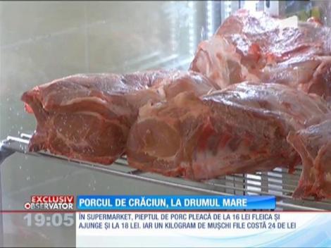 Porcul de Crăciun, la drumul mare