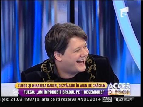 Fuego și Mirabela Dauer, dezvăluiri în Ajun de Crăciun