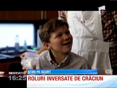 Roluri inversate de Crăciun