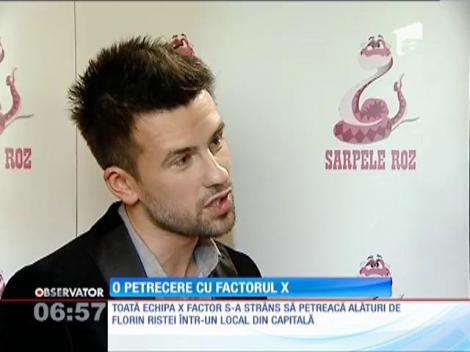 Florin Ristei a sărbătorit câștigarea concursului X Factor