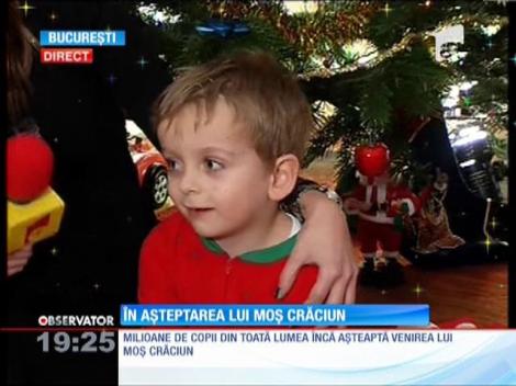 Milioane de copii îl așteaptă pe Moș Crăciun
