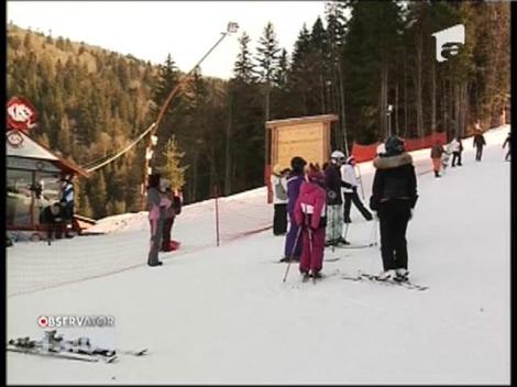 Românii sunt pe pârtii în Ajun de Crăciun