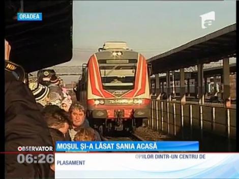 Moș Crăciun a venit cu trenul, la Oradea!