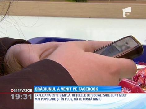 SMS-urile de Crăciun au fost înlocuite cu postari pe Facebook