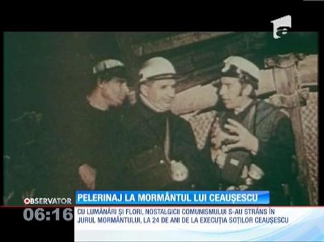 Pelerinaj la mormântul lui Ceaușescu