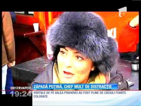 Zăpadă puţină la munte, chef mult de distracţie