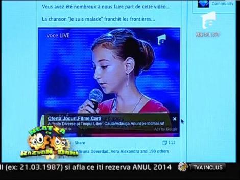 Elena Hasna lăudată de Serge Lama