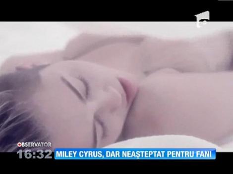 Miley Cyrus, cadou neaşteptat pentru fani