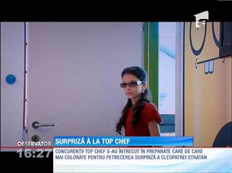 Cleopatra Stratan a avut o surpriză marca Top Chef