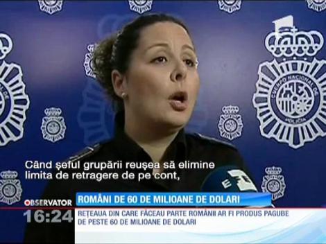 6 români bănuiţi că au furat peste 60 de milioane de dolari au fost arestaţi în Spania