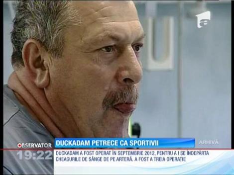 Helmuth Duckadam petrece Revelionul ca sportivii