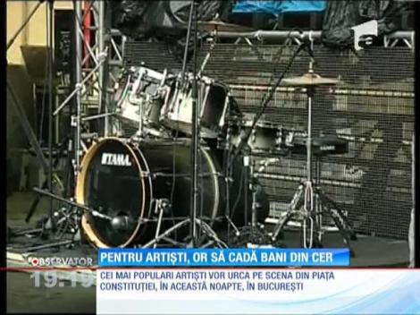 Noapte bănoasă pentru artişti