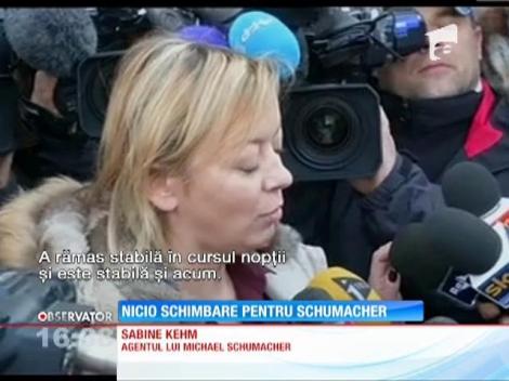 Michael Schumacher a trecut în noul an în stare stabilă