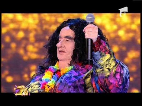 Transformare inedită la Revelionul Starurilor: Maria Dragomiroiu, în pielea artistului Israel ”IZ”