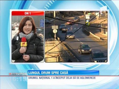 Cozi interminabile pe drumul spre casă