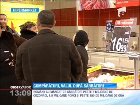 Cumpărături, valul după sărbători