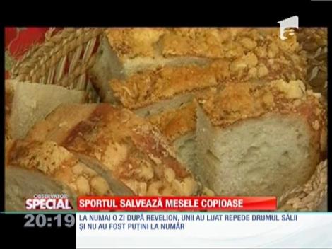 Special! Sportul salvează mesele copioase