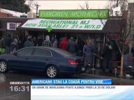 Americanii din Colorado stau la coadă pentru marijuana