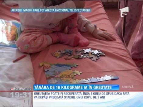 Tânăra de 19 ani care a ajuns la spital cântărind doar 16 kilograme şi-a revenit spectaculos