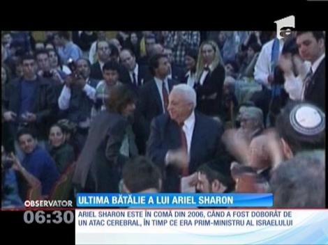 Israelienii se pregătesc să se despartă de fostul premier Ariel Sharon, aflat în comă de opt ani