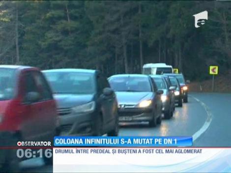 Aglomeraţia din pensiuni şi hoteluri s-a mutat pe DN1