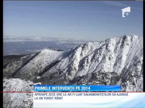 Turişti salvaţi de pe munte cu elicopterul