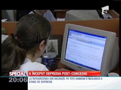Special! Depresia post-concediu