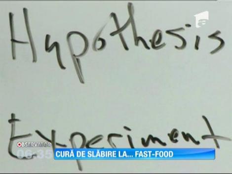 Cură de slăbire la fast-food