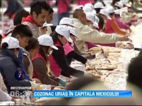 Cozonac uriaș în Capitala Mexicului