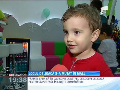 Mall-urile au amenajat locuri speciale pentru distracţia celor mici