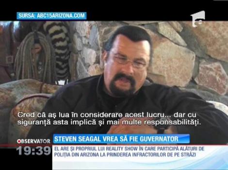 Steven Seagal vrea să devină guvernator al statului american Arizona