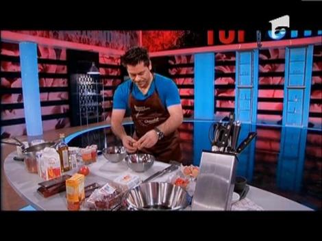 Chef Tudor Constantinescu găteşte alături de concurenţi